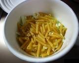 ワンポットパスタ♪キャベツの重ね煮ペンネ作り方4写真