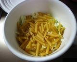 ワンポットパスタ♪キャベツの重ね煮ペンネ作り方4写真