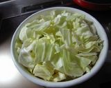 ワンポットパスタ♪キャベツの重ね煮ペンネ作り方6写真