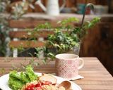 トマトとひき肉と卵のナンプラー炒めごはん作り方4写真