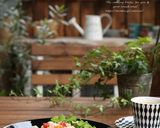 ちくわ入り納豆オムレツのサラダごはん作り方3写真