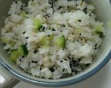 金時草と納豆のネバネバおにぎらず作り方2写真