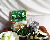 ナスの簡単グリーンカレー作り方1写真