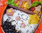 お弁当にさつま揚げのお花畑作り方6写真