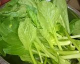 農園レシピ・青菜のニンニク炒め作り方2写真