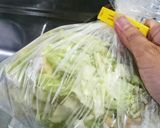 残飯de犬 ごはん キャベツ&パプリカ作り方1写真