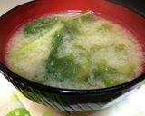 【節約】かぶの葉でお味噌汁作り方3写真