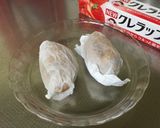 豆苗とカニカマの大人ポテベジ作り方1写真