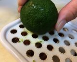 いかの塩辛に柚子皮散らし作り方1写真