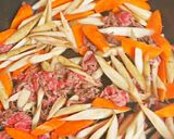 牛肉とごぼうの甘辛煮作り方3写真