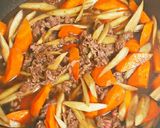 牛肉とごぼうの甘辛煮作り方4写真