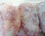 かぼちゃと長芋を巻いて*かんたん角煮風丼作り方3写真