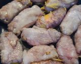 かぼちゃと長芋を巻いて*かんたん角煮風丼作り方5写真