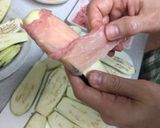 茄子のくるくる豚カツ作り方4写真