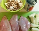 ほったらかしのチキンのトマト煮作り方1写真