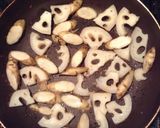 根菜と豚こまのポリポリ丼作り方3写真