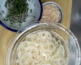 レンコン鶏ササミ缶のサラダ作り方1写真