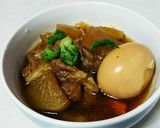 男の暇つぶし牛スジ煮込み作り方6写真