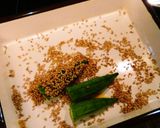 オクラの胡麻焼き作り方2写真