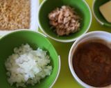 納豆とツナのパスタ、みそ風味作り方1写真