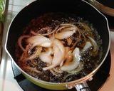 ☆男飯☆００２　酢タマネギ・カレーうどん作り方1写真