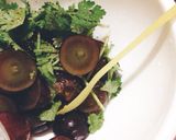 ピオーネとパクチーのマリネ（葡萄、香菜）作り方3写真