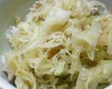 簡単ランチ★ずぼらな豚平焼き 丼ver作り方3写真