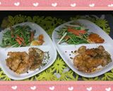 ★鶏ムネ肉のヘルシー唐揚げプレート★作り方3写真