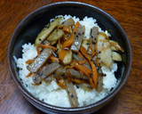 ちょっと一手間きんぴら蒸し丼作り方3写真