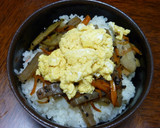 ちょっと一手間きんぴら蒸し丼作り方4写真