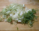 簡単！　フライパンで　マグロのネギ塩焼き作り方1写真