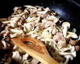 ワンポットパスタ♪きのこのペンネグラタン作り方4写真
