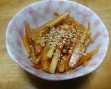 さつま芋と人参のきんぴら作り方4写真