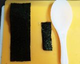 簡単♪豆腐とひき肉の磯辺焼き風♪作り方3写真
