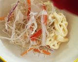 キャベマヨサラダとたまごのおにぎらず作り方1写真