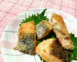 お弁当に簡単♪マスタードサーモンフライ風作り方3写真