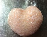 キャラ弁ハートなめこ作り方1写真