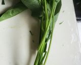 簡単！空芯菜のウマウマ炒め作り方1写真