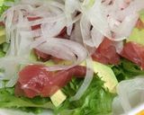 マグロとアボガドサラダわさび醤油ドレ作り方4写真