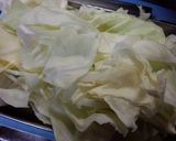 簡単！キャベツと厚揚げの蒸し焼き♡作り方1写真