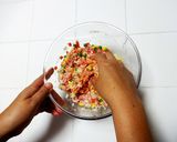【チーズおろし器】ましましハンバーグ作り方10写真