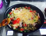 オクラ大好き♡簡単ワンポットパスタ作り方7写真