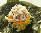 キノコのクリーム炒めと玉子焼のおにぎらず作り方11写真