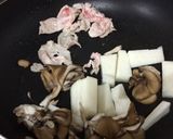 山芋と舞茸の炒め物作り方2写真