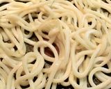 中華あんで食べる焼きうどん作り方3写真