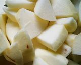 ホットケーキmixで、リンゴケーキ作り方1写真