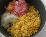 ワンポットパスタ★サラマカでドライカレー作り方1写真