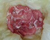 キャベツと豚肉の重ね蒸し作り方3写真