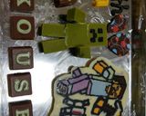 誕生日ケーキ(マインクラフト)覚書作り方5写真