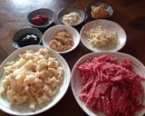 みそ味ひき肉中華丼作り方2写真
